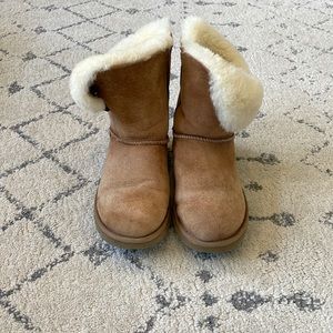 UGG Tan Winter Boots with Cream Fur